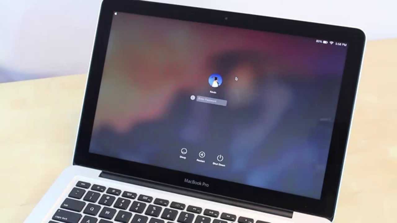 unlock macbook pro without password